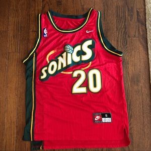 Authentic Nike Gary Payton Sonics Jersey (S)